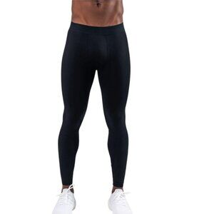Alphalete Mens Reform Compression Leggings, Black, Fitted, Tights, Base, Size 2X